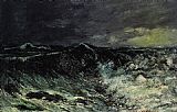 Gustave Courbet The Wave 2 painting